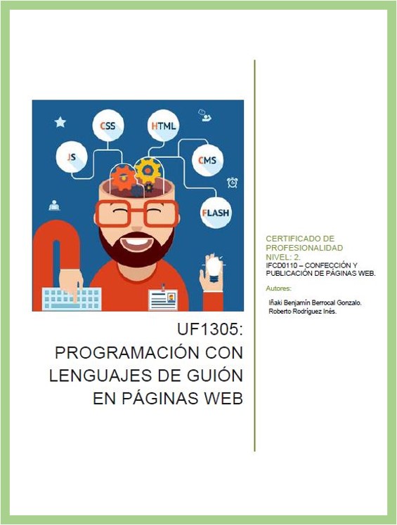 UF1305: Programación con lenguajes de guión en páginas web